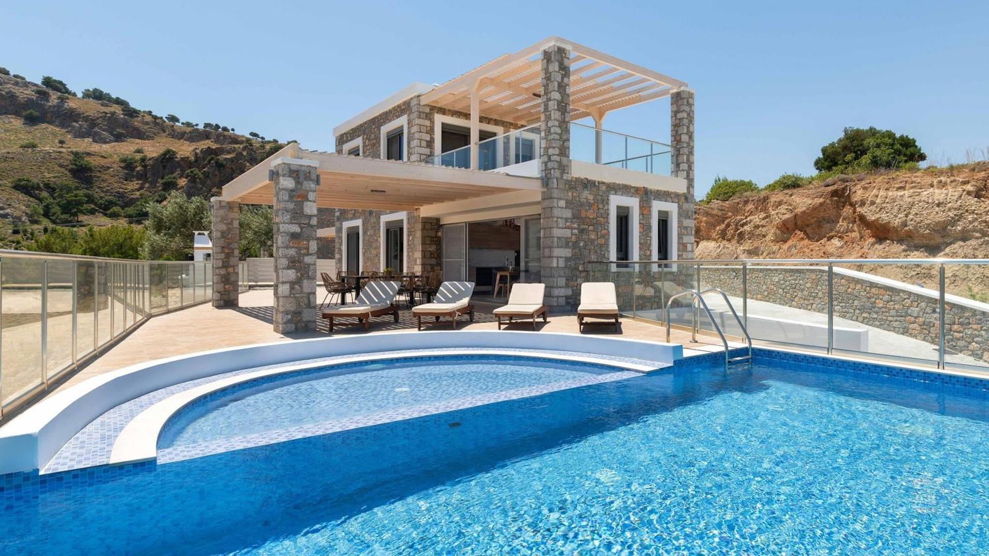 Lindos Summer Memories Villas Stone Built Villa With Private Pool * Vlicha (Rhodes)